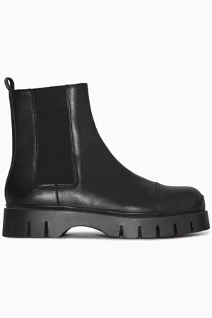 COS Chunky Leather Chelsea Boots