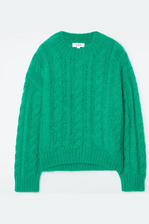 COS Cable-Knit Mohair Jumper