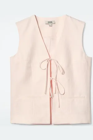 COS Tie-Front Waistcoat in