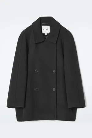 COS Oversized Double-Breasted Wool Pea Coat