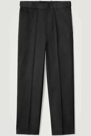 COS Relaxed Cotton Straight-Leg Trousers