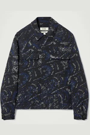 COS Relaxed Wool-Blend Jacquard Overshirt in