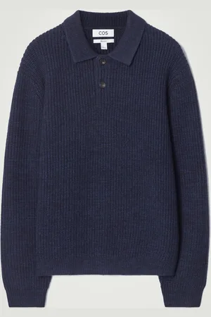 COS Twisted-Yarn Wool Polo Jumper