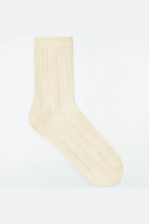 COS Grid Cotton Socks