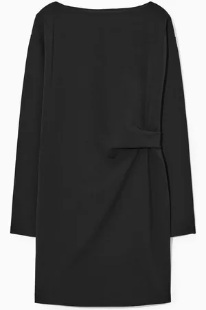 COS Long-Sleeved Asymmetric Mini Dress