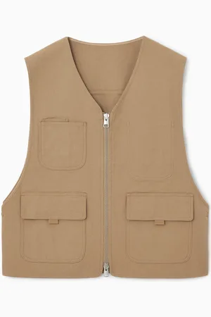 COS Zipped Hybrid Utility Vest