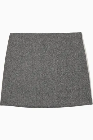 COS Wool-Jacquard Mini Skirt