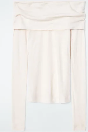 COS Off-The-Shoulder Merino Wool Top