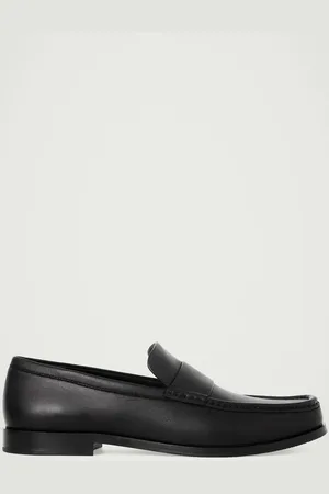 COS Ruched Leather Loafers