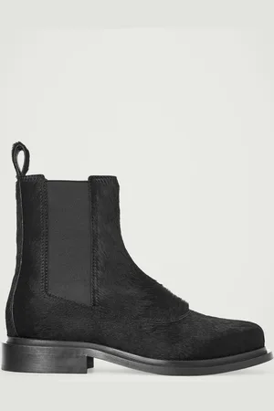 COS The Pony Hair Chelsea Boots
