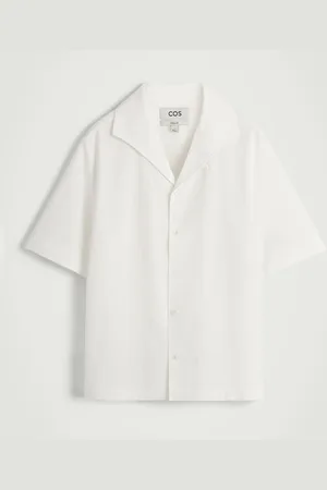 COS Camp-Collar Seersucker Shirt