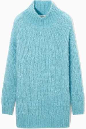 COS Funnel-Neck Mohair Tunic