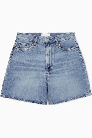 COS High-Rise Denim Shorts