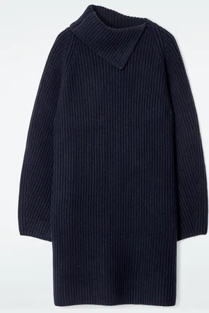 COS Wrap-Collar Wool Dress