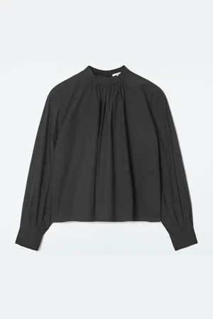 COS Gathered Cotton Blouse