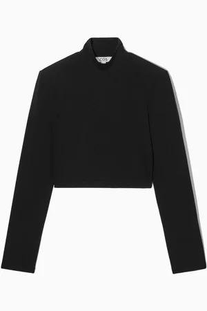 COS Power-Shoulder Cropped Top