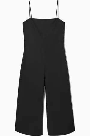 COS Belted Linen-Blend Wide-Leg Jumpsuit