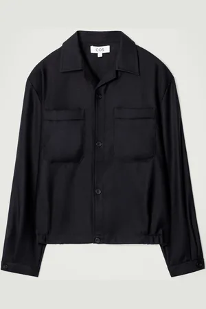COS Wool-Flannel Overshirt in