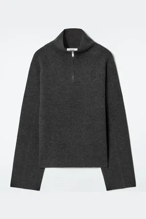 COS Merino Wool Half-Zip Jumper