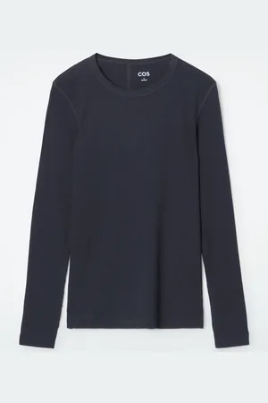 COS Ribbed Jersey Long-Sleeved Top