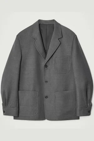 COS Relaxed Unstructured Merino Wool-Blend Blazer