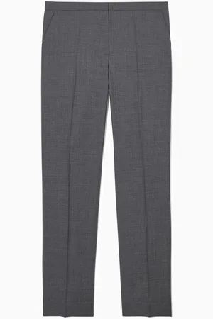 COS Slim Tailored Wool Trousers in