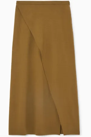 COS Jersey Wrap Midi Skirt