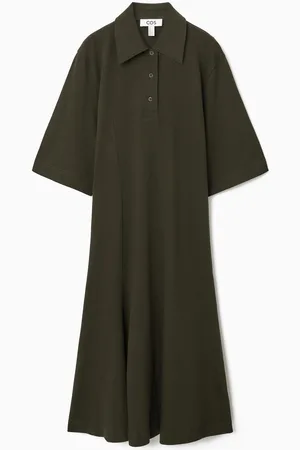 COS Flared Polo Shirt Dress