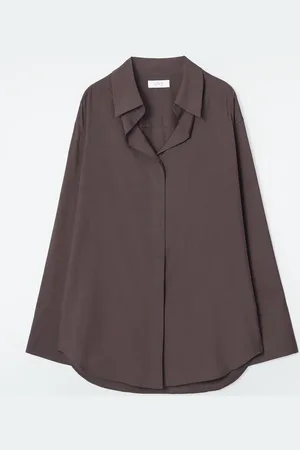 COS The Draped Silk Shirt
