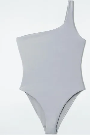 COS Metallic One-Shoulder Swimsuit