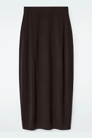 COS Rounded Merino Wool Maxi Skirt