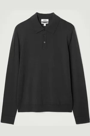 COS Slim Merino Wool Polo Shirt