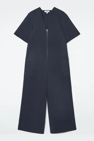 COS Panelled V-Neck Jumpsuit