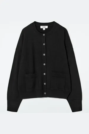 COS Merino Wool Crew-Neck Cardigan