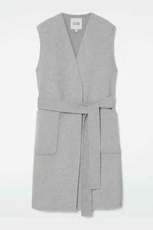 COS Longline Double-Faced Wool Waistcoat