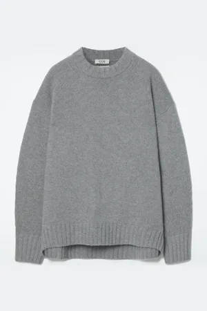 COS Chunky Pure Cashmere Crew-Neck Jumper