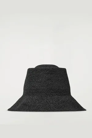 COS Straw Bucket Hat