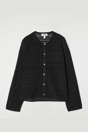COS Pleated Knitted Cardigan