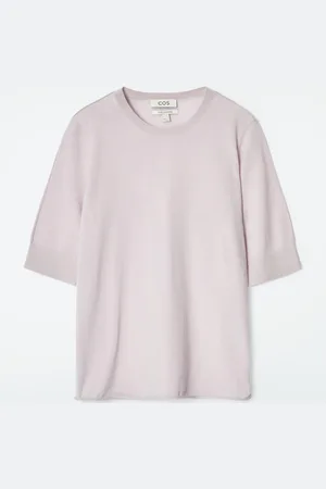 COS Fine Pure Cashmere T-Shirt
