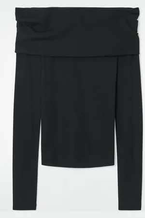 COS Off-The-Shoulder Merino Wool Top