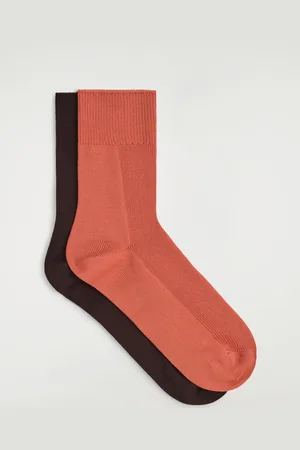 COS 2-Pack Ribbed Panel Socks