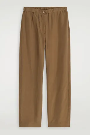 COS Relaxed Silk Trousers in