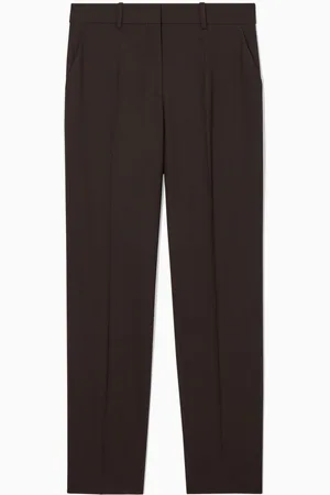 COS Slim Wool Straight-Leg Trousers in