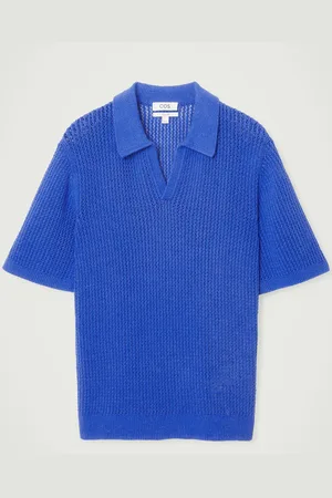 COS Open-Knit Polo Shirt in