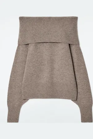 COS Off-The-Shoulder Merino Wool Jumper