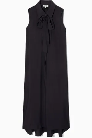 COS Bow Sleeveless Midi Shirt Dress