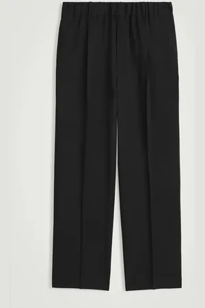 COS Elasticated Wool-Twill Trousers