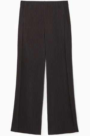 COS Pleated Wide-Leg Trousers in