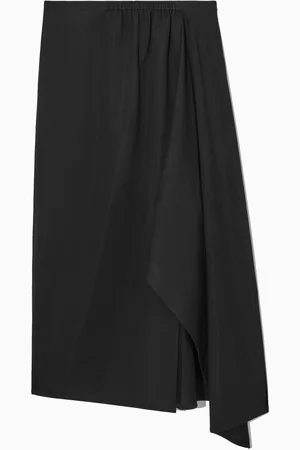 COS Asymmetric Midi Wrap Skirt