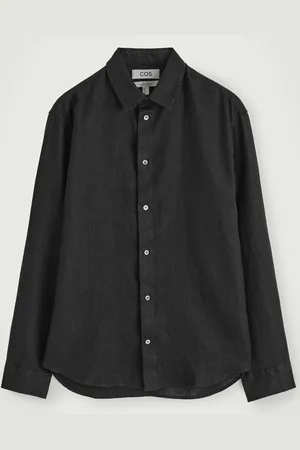 COS Relaxed Linen Long-Sleeved Shirt